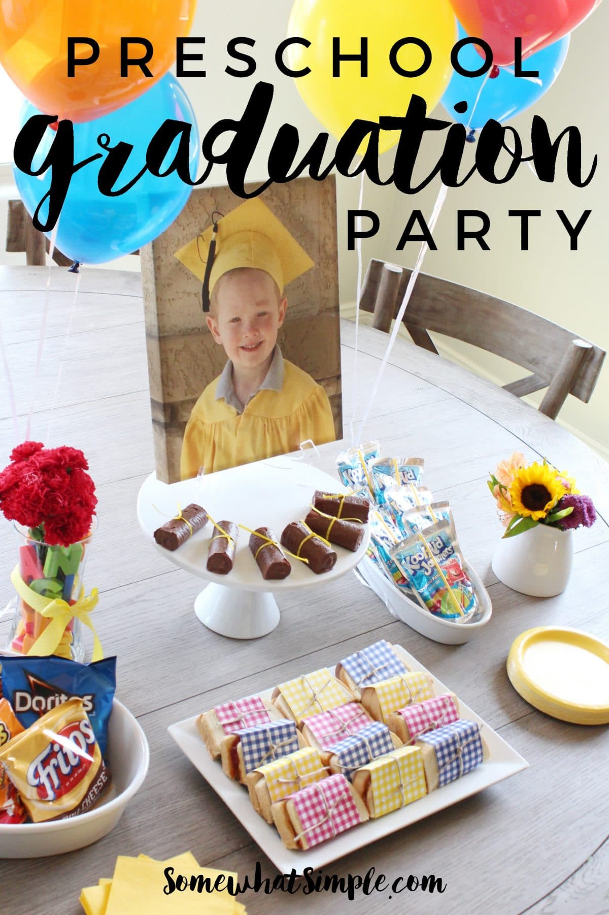 Kindergarten Graduation Party Ideas
 Preschool Graduation Party Somewhat Simple