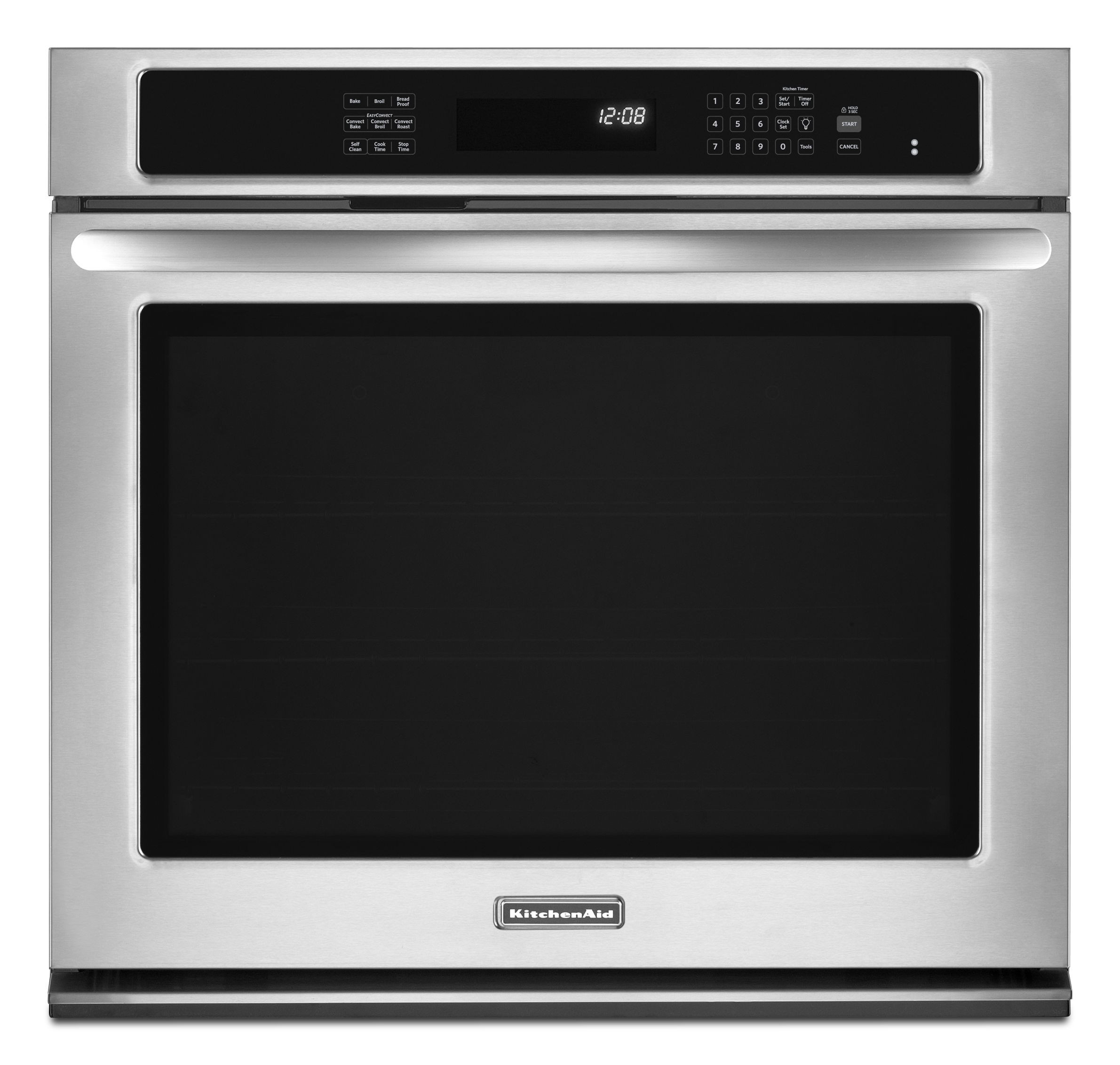 Kitchen Aid Wall Oven
 KitchenAid KEBS109BSS 30" Built in Single Wall Oven