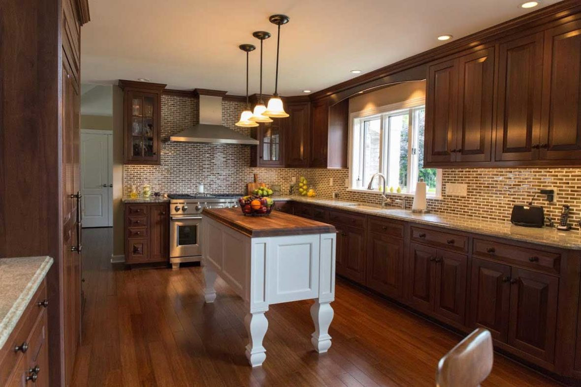 Kitchen And Bath Remodeling
 Classic Walnut Kitchen Remodel in Rochester NY