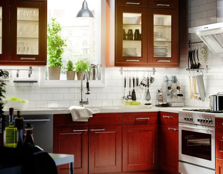 Kitchen Backsplash With Cherry Cabinets
 21 best images about Kitchen on Pinterest
