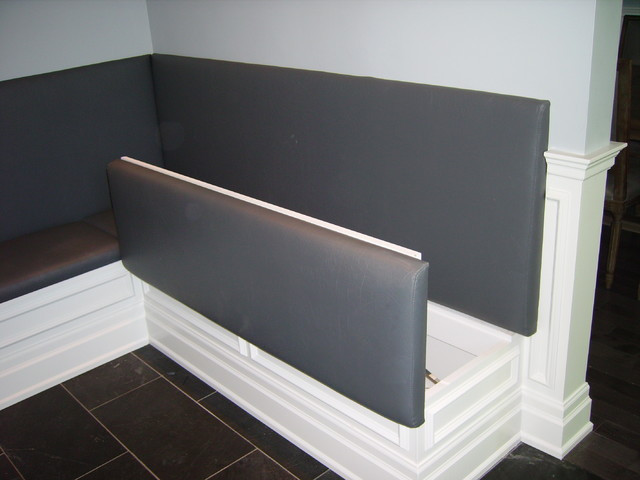 Kitchen Banquette With Storage
 Built in banquette Contemporary Dining Room Toronto