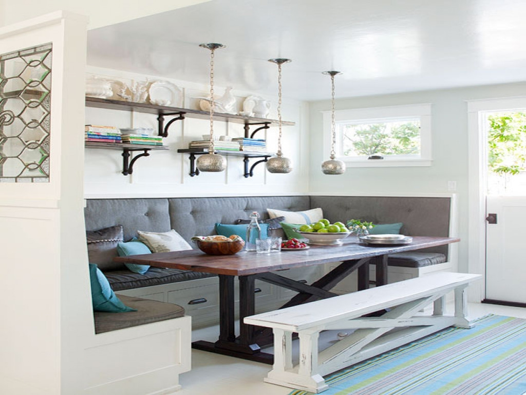 Kitchen Banquette With Storage
 Living room seating for small spaces banquette seating