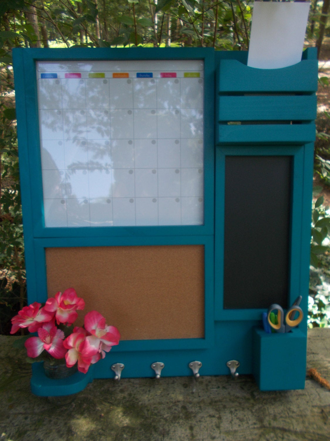 Kitchen Calendar Wall Organizer
 Kitchen organizer Magnetic Calendar Message Center Mail