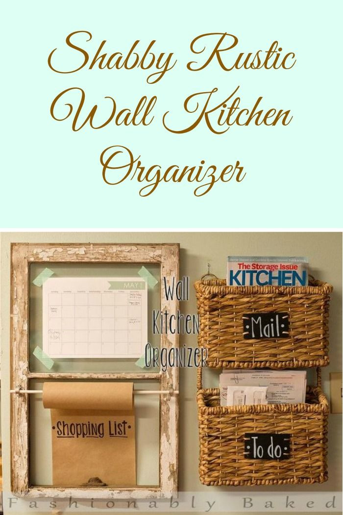 Kitchen Calendar Wall Organizer
 Wall Kitchen Organizer