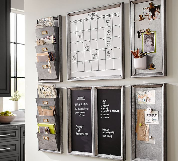 Kitchen Calendar Wall Organizer
 Home fice Ideas for Small Spaces