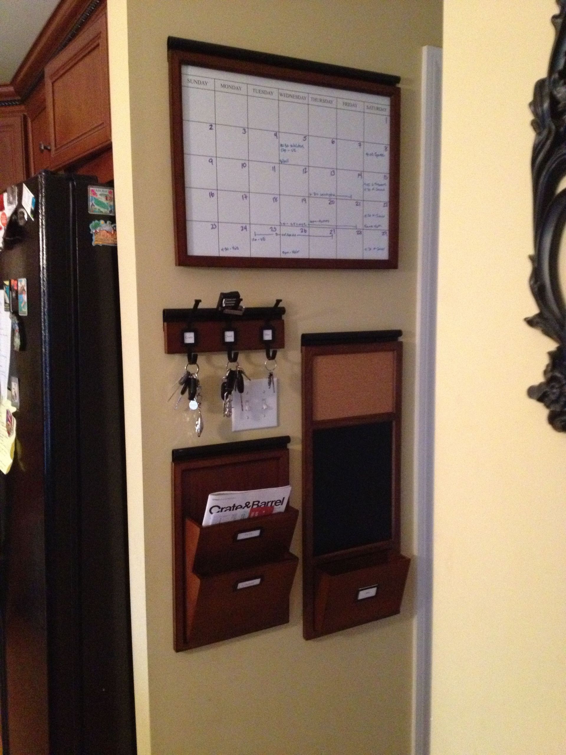 Kitchen Calendar Wall Organizer
 Home " mand Center"