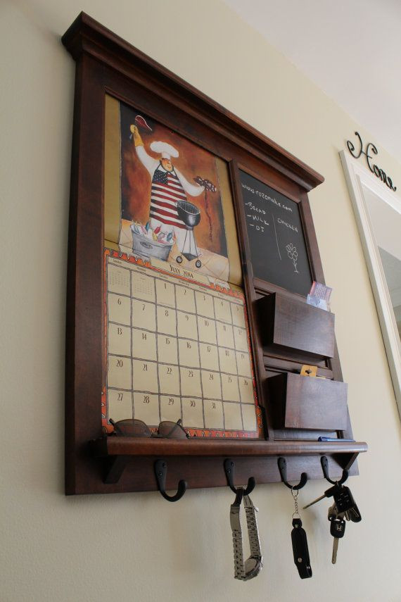 Kitchen Calendar Wall Organizer
 Wall Organizer Family Calendar Wall Calendar Frame Maple