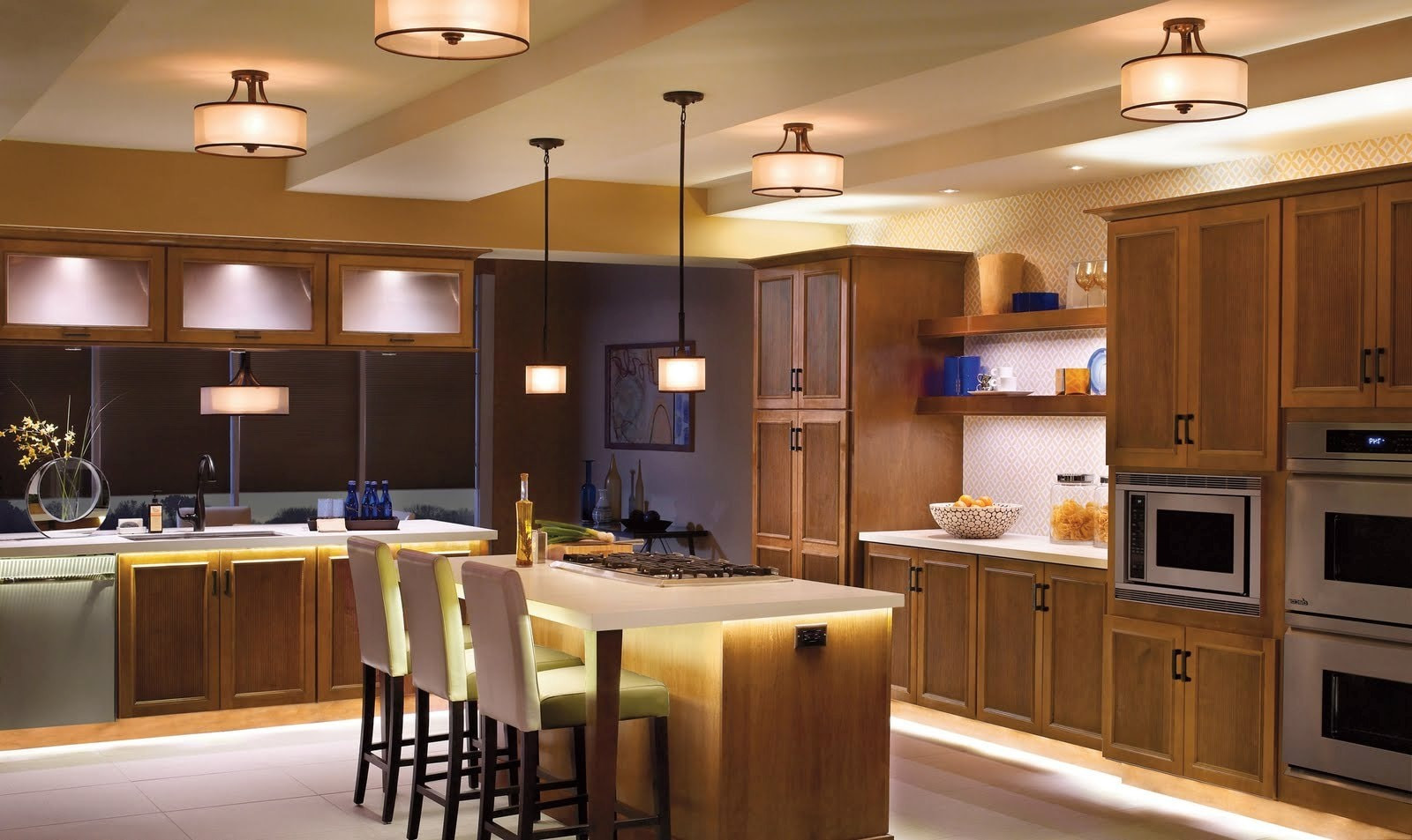 Kitchen Ceiling Lights Ideas
 7 cool ways to add color to your kitchen Bonito Designs