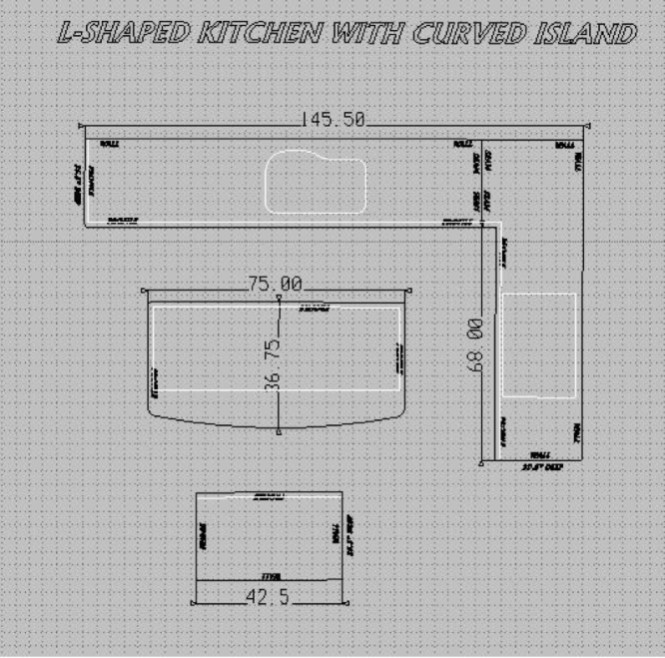 Kitchen Counters Dimensions
 Kitchen Countertop Size BSTCountertops