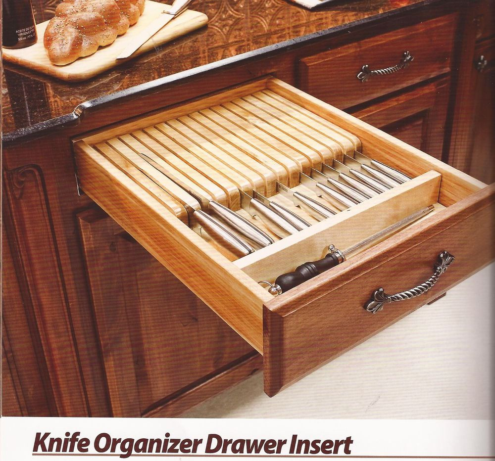 Kitchen Drawer Knife Organizer
 Knife Organizer Drawer Insert 18 1 2" x 22" x 2 3 8