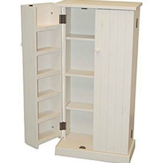 Kitchen Food Storage Cabinet
 Wood Storage Cabinet Pantry Cubpoard Utility Kitchen Food