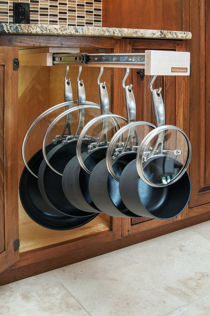 Kitchen Pan Organizer
 1000 images about Glideware for your home Hanging pot