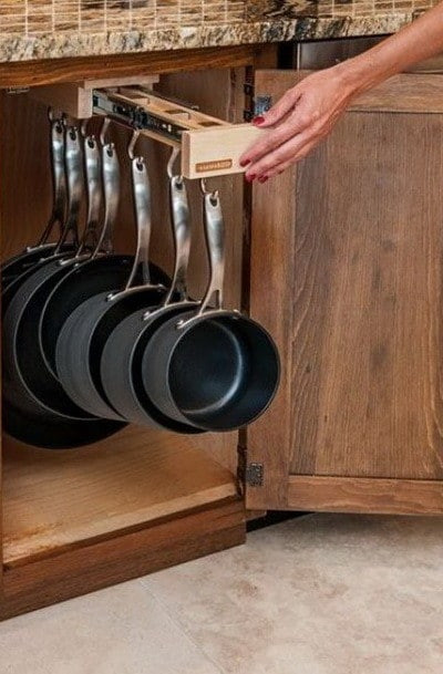 Kitchen Pan Organizer
 16 superb ways to save space in your kitchen