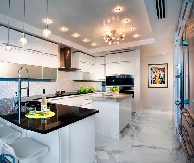 Kitchen Remodeling Miami Fl
 Pfuner Design Oceanfront Penthouse Contemporary