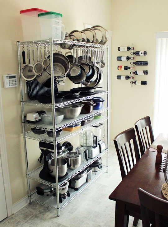 Kitchen Wall Shelving Units
 Wire Shelving Units in the Kitchen Simple Cheap and