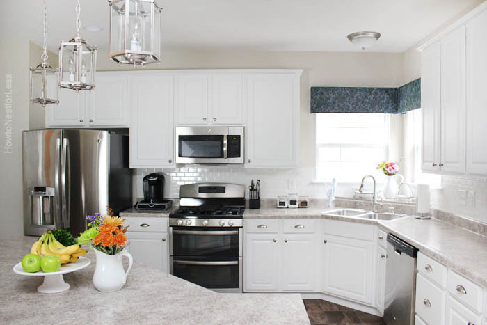 Kitchen With White Subway Tile
 The Updated Kitchen Tour How to Nest for Less™