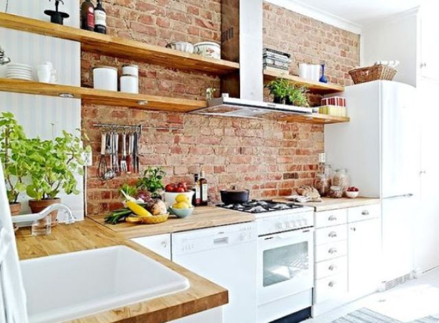 Kitchens With Brick Accent Walls
 43 Trendy Brick Accent Wall Ideas For Every Room DigsDigs