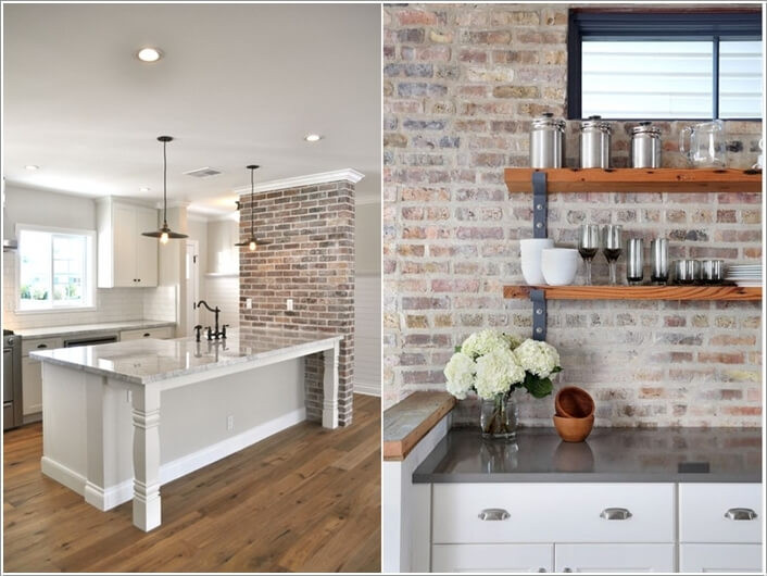 Kitchens With Brick Accent Walls
 10 Cool Kitchen Accent Wall Ideas for Your Home