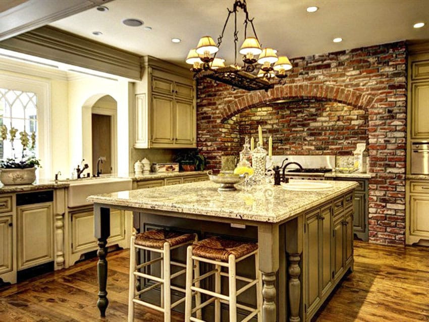 Kitchens With Brick Accent Walls
 47 Brick Kitchen Design Ideas Tile Backsplash & Accent