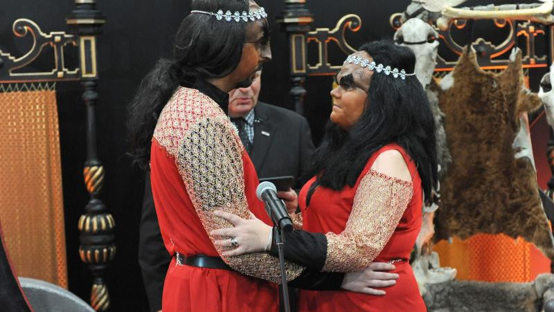 Klingon Wedding Vows
 Swedish Star Trek fans marry in Britain s first Klingon