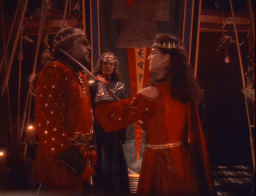 Klingon Wedding Vows
 Trekkie Feminist — DS9 6X7 "You Are Cordially Invited"