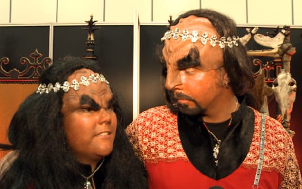 Klingon Wedding Vows
 Video UK s first Star Trek Klingon wedding takes place at