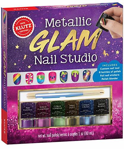 Klutz Nail Art Craft Kit
 Klutz Metallic Glam Nail Studio Nail Art Kit Nail Polish