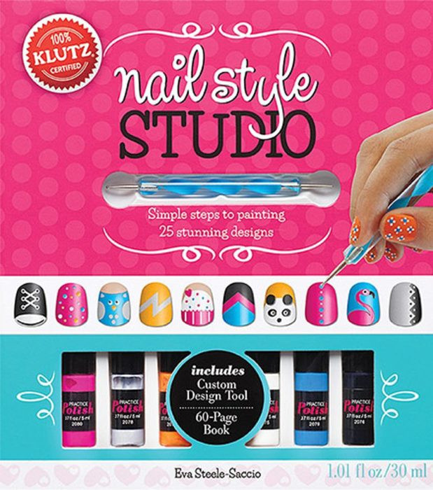 Klutz Nail Art Craft Kit
 Klutz Nail Style Studio by Eva Steele Saccio Art and