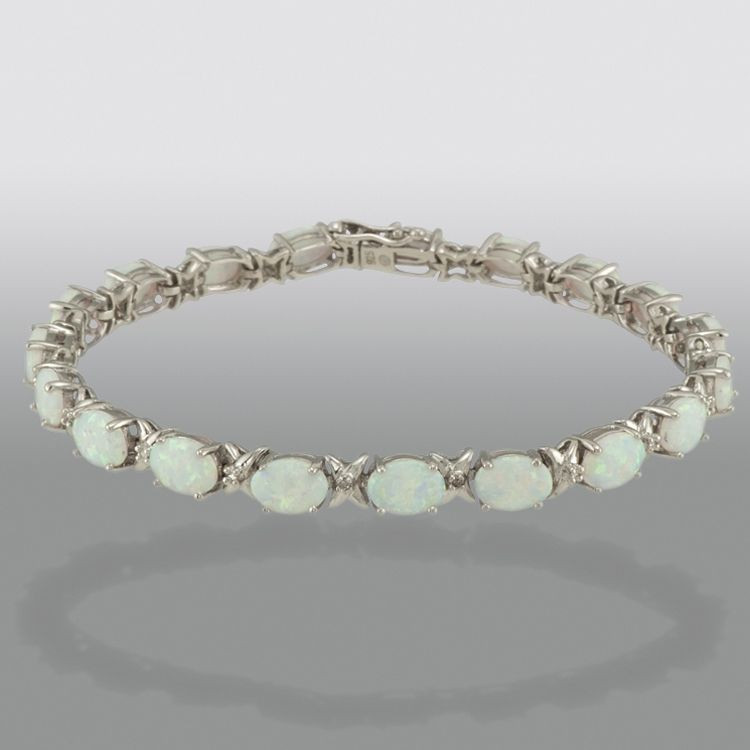 Kmart Jewelry Bracelets
 Artificial Opal and Diamond Bracelet Dazzling Jewelry