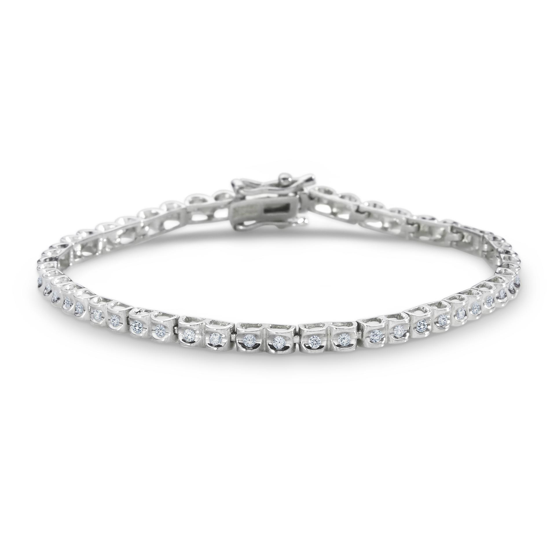 Kmart Jewelry Bracelets
 1 2 Cttw Diamond Sterling Silver Tennis Bracelet
