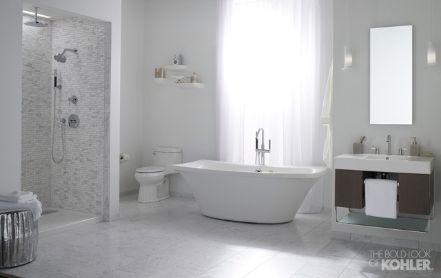 Kohler Bathroom Design
 Modern Minimalist Bathroom Transitional Bathroom
