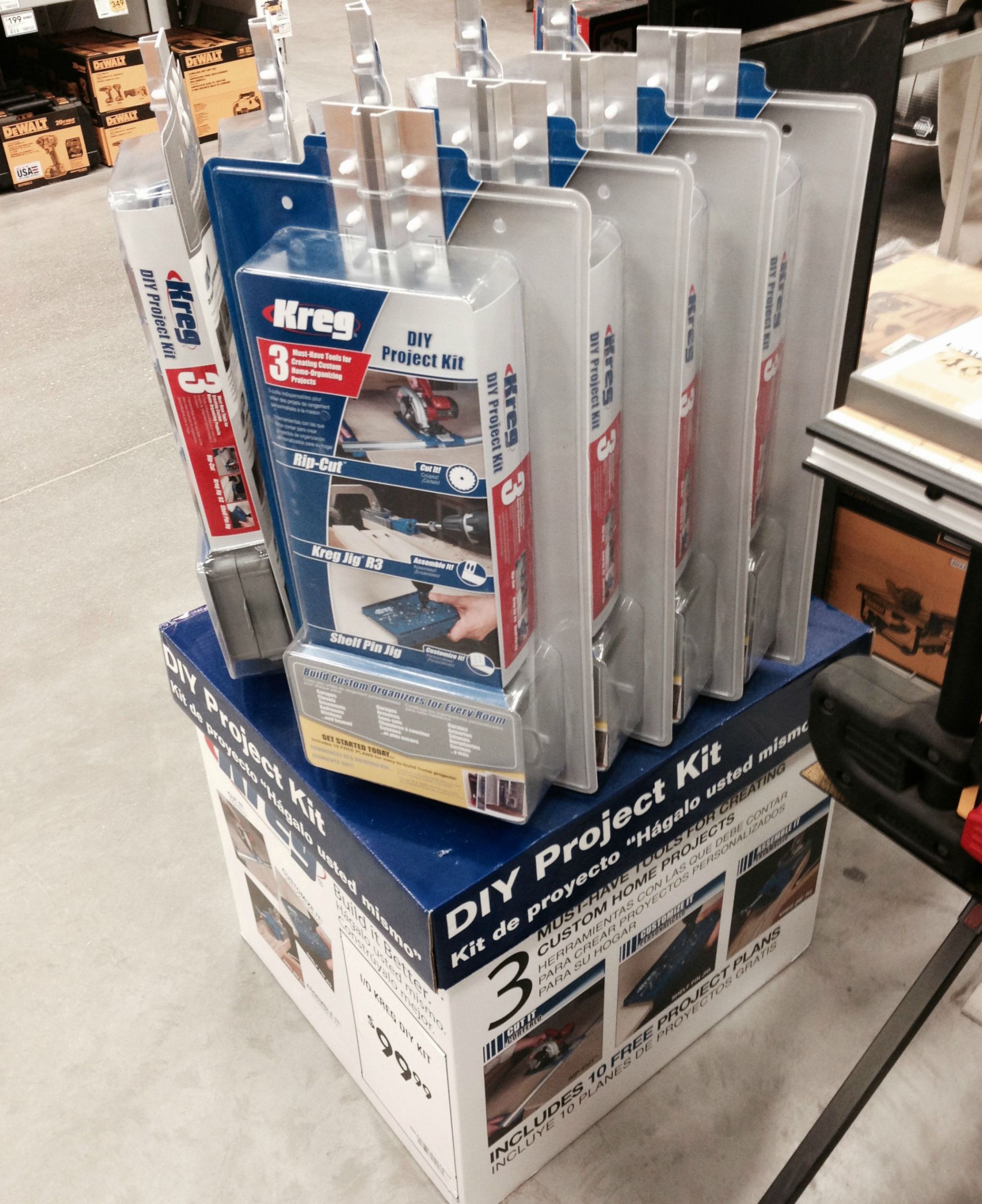 Kreg DIY Kit
 Spotted the all new Kreg DIY Project Kit at lowes