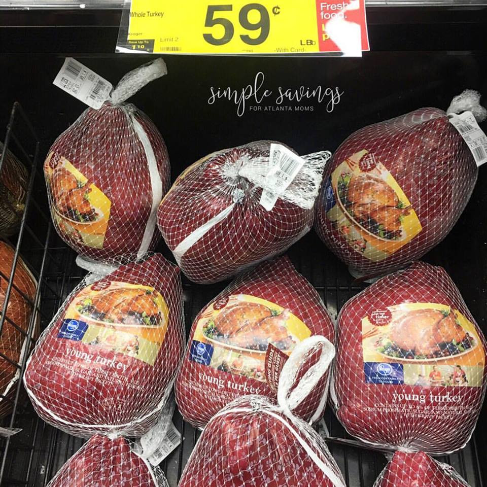 Kroger Thanksgiving Dinners 2020
 $0 59 each lb Kroger Turkey