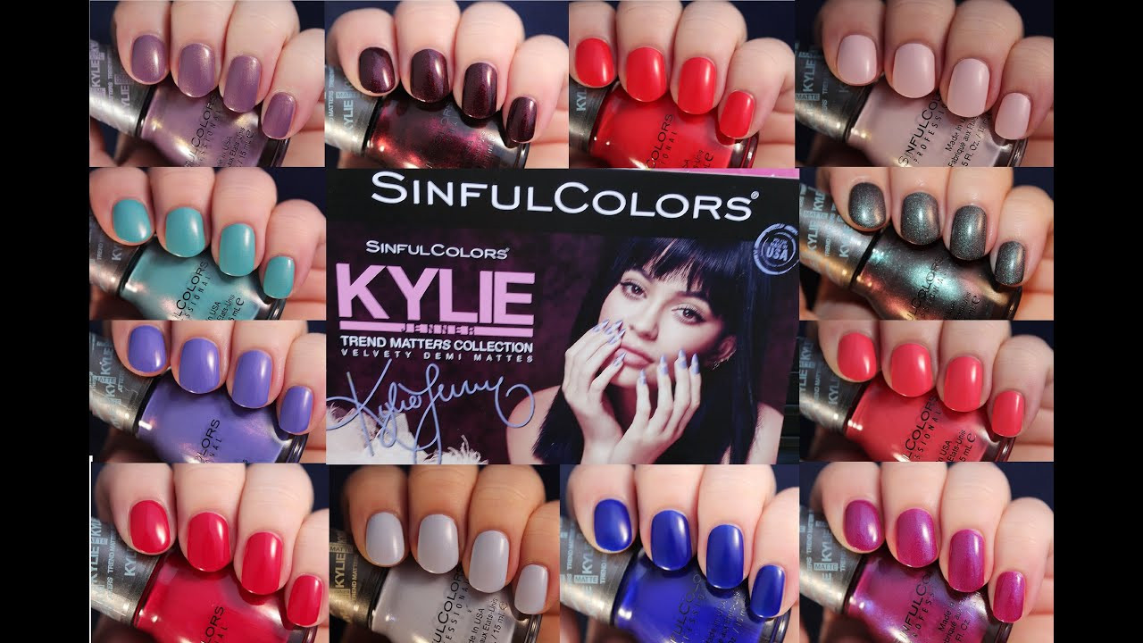 Kylie Jenner Nail Colors
 Sinful Colors Kylie Jenner Trend Matters