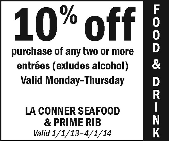 La Conner Seafood And Prime Rib
 Restaurants Love La Conner