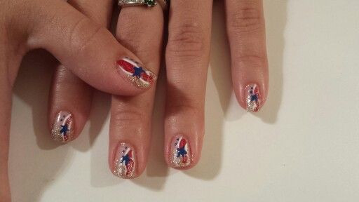 Labor Day Nail Art
 517 best images about 4th of July nail art on Pinterest