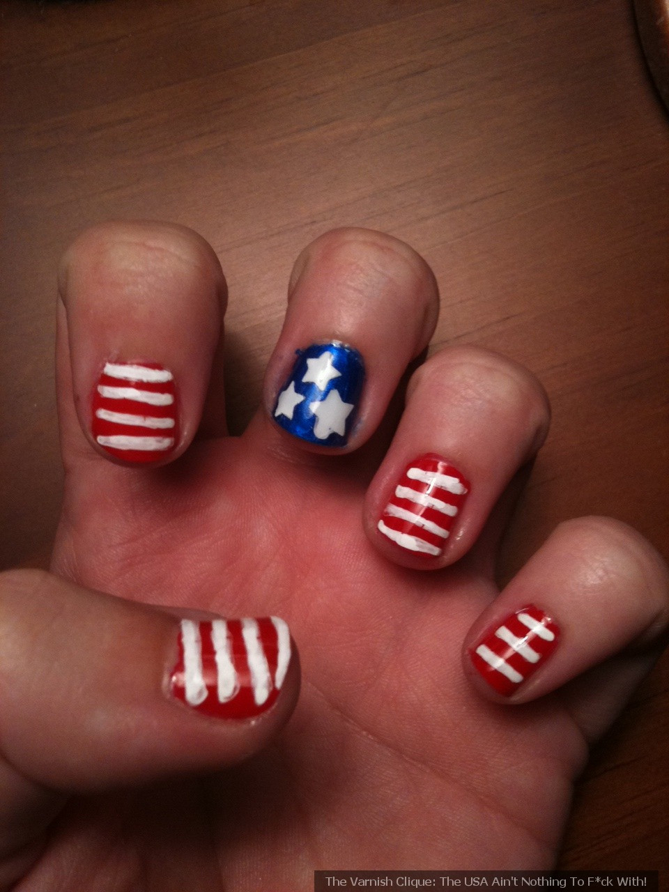 Labor Day Nail Art
 Patriotic Nail Art – Labor Day