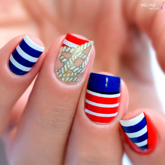 Labor Day Nail Art
 21 Cute Nail Art Patriotic Ideas