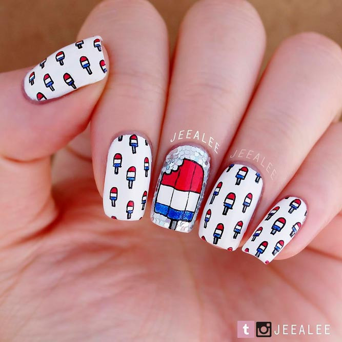 Labor Day Nail Art
 21 Cute Nail Art Patriotic Ideas