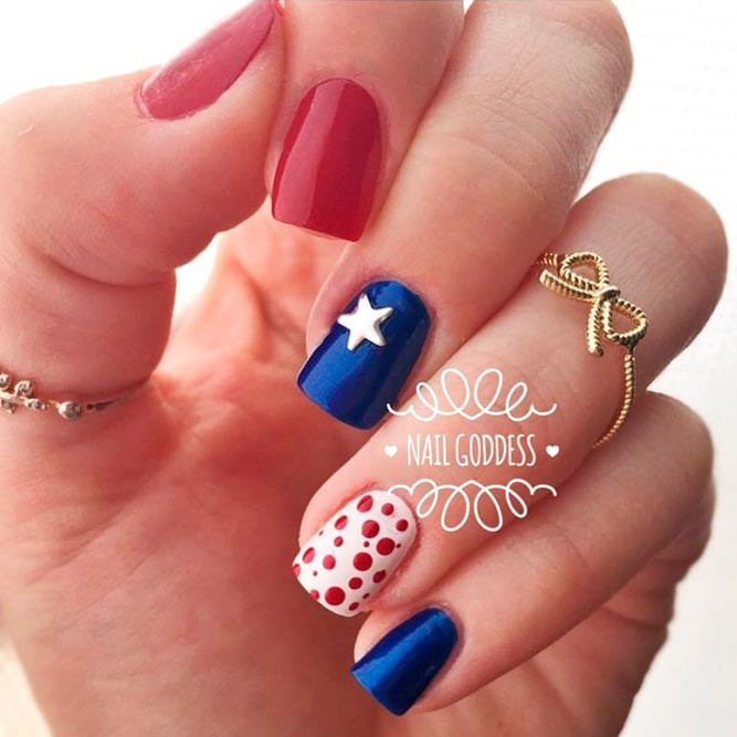 Labor Day Nail Art
 21 Cute Nail Art Patriotic Ideas