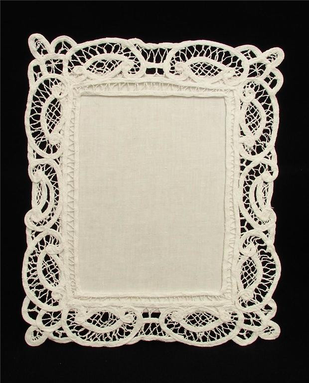 Lace Anniversary Gift Ideas
 Starched Lace Picture Frame Gift Rectangle Gift