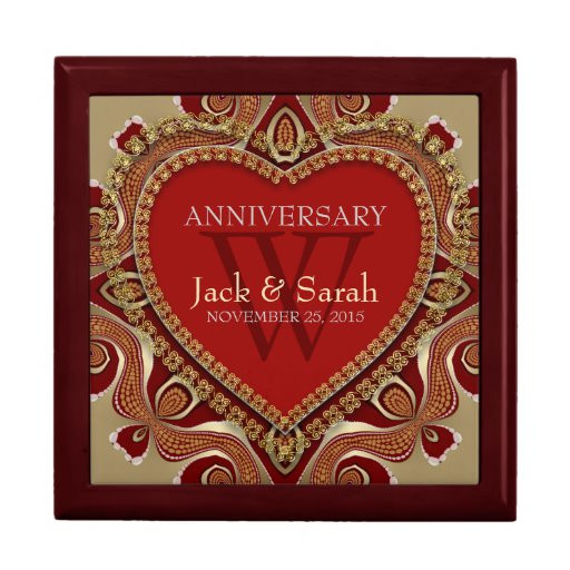 Lace Anniversary Gift Ideas
 Love Bohemian Lace Wedding Anniversary Gift Box