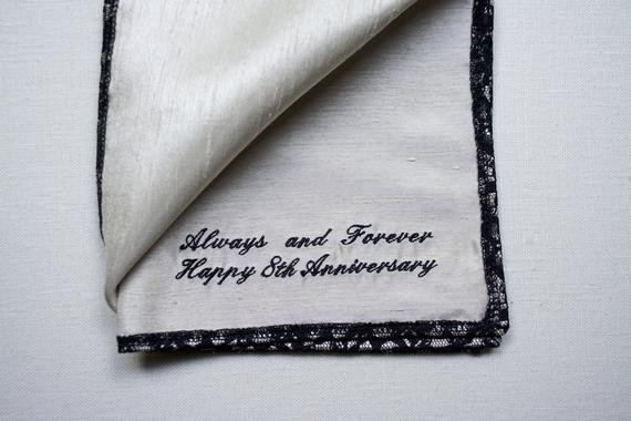 Lace Anniversary Gift Ideas
 Anniversary t for men Lace pocket squaregroomsman
