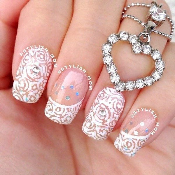 Lace Nail Designs
 55 Most Beautiful Lace Nail Art Designs