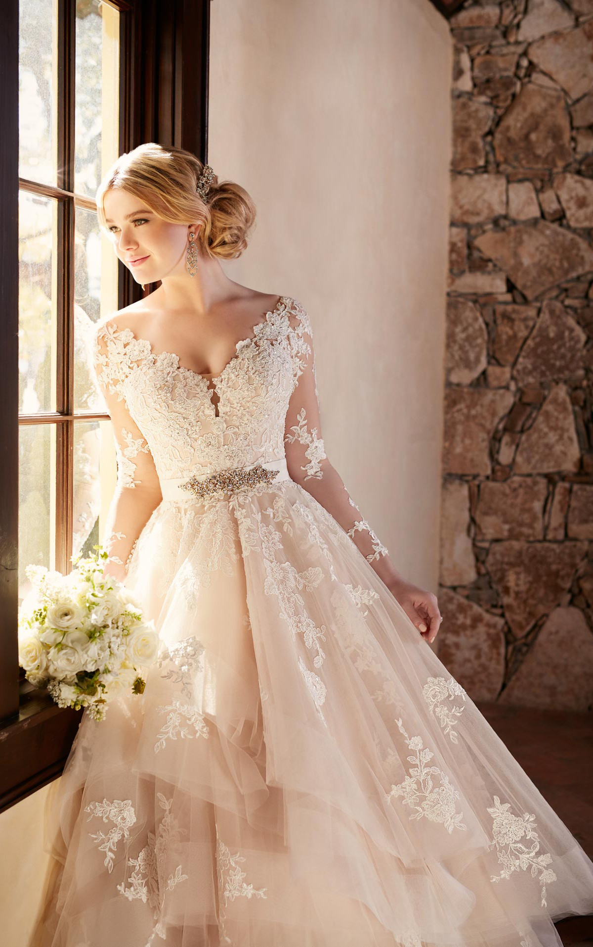 Lace Sleeve Wedding Dress
 Sleeved Wedding Dresses