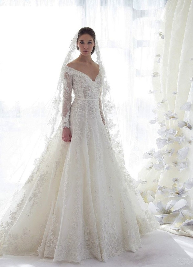 Lace Sleeve Wedding Dress
 Long Sleeve Lace Wedding Dress