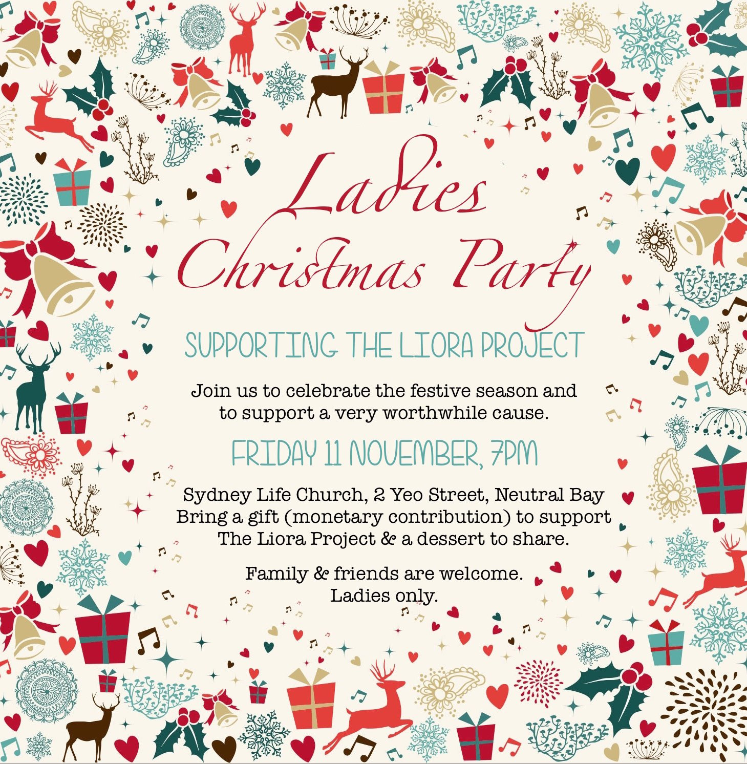 Ladies Christmas Party Ideas
 LADIES CHRISTMAS PARTY Sydney Life Church