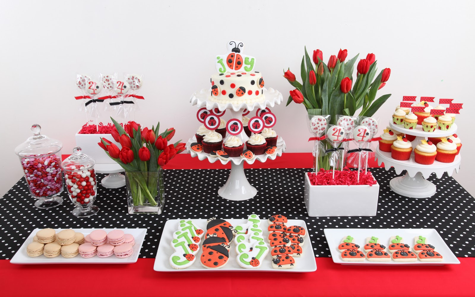 Ladybug Birthday Decorations
 Joy’s Ladybug Birthday – Glorious Treats
