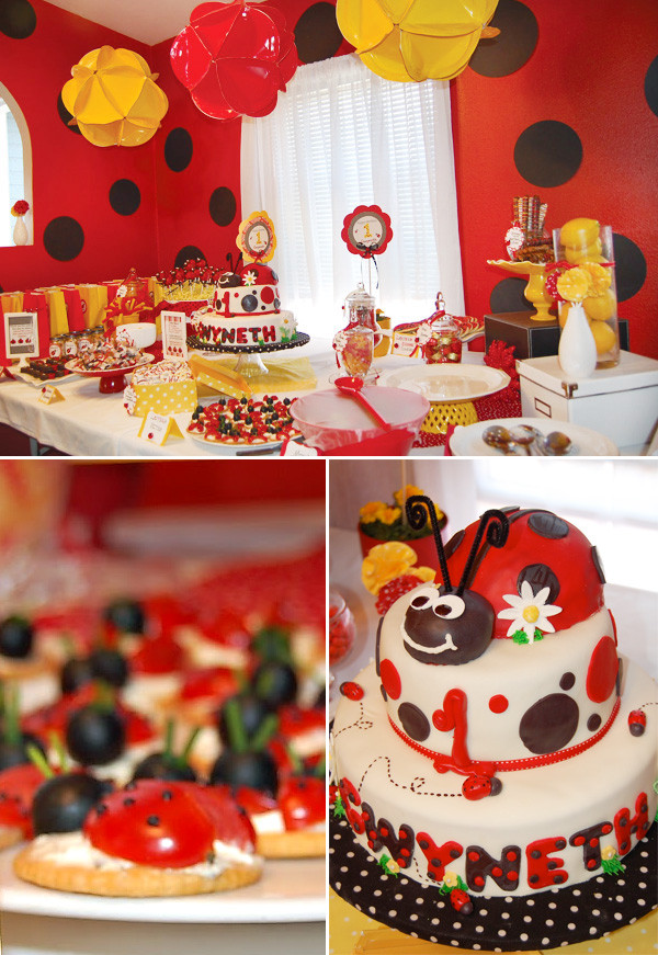 Ladybug Birthday Decorations
 Ladybug Birthday Party Craft & Creative Hostess with