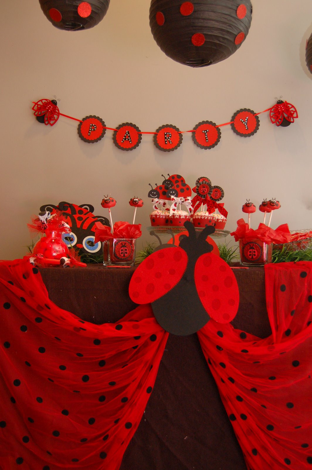 Ladybug Birthday Decorations
 Maddyson s Lane Lady Bug Party